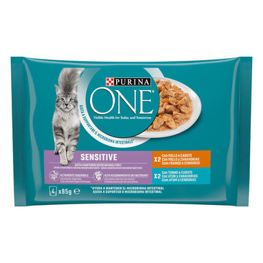 Purina One Wet Sensitive Sobre en salsa para gatos