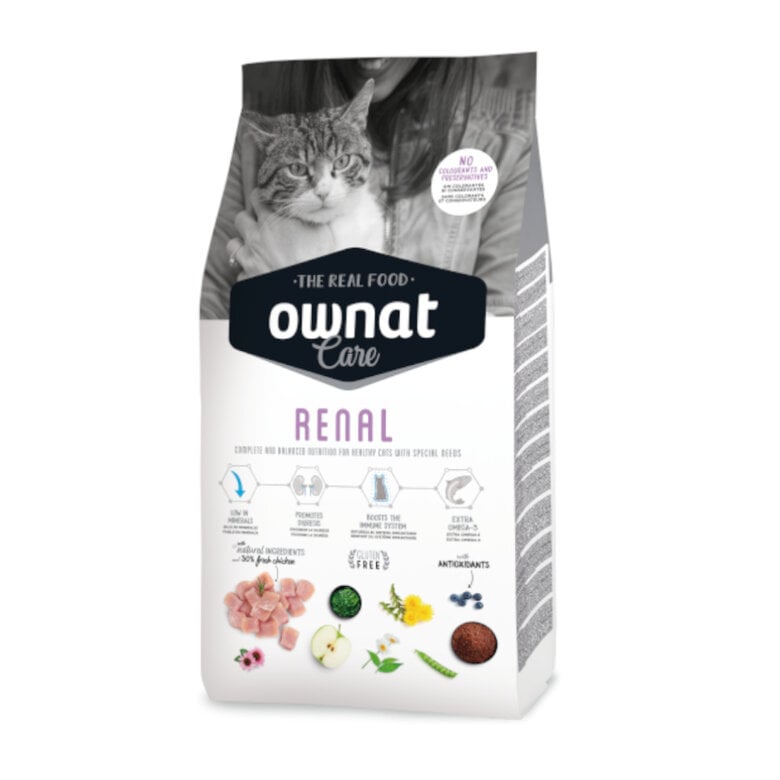 3 kg Ownat Care Renal pienso para gatos,  Imagen numero 1 3 kg Ownat Care Renal pienso para gatos, , large Imagen numero 1