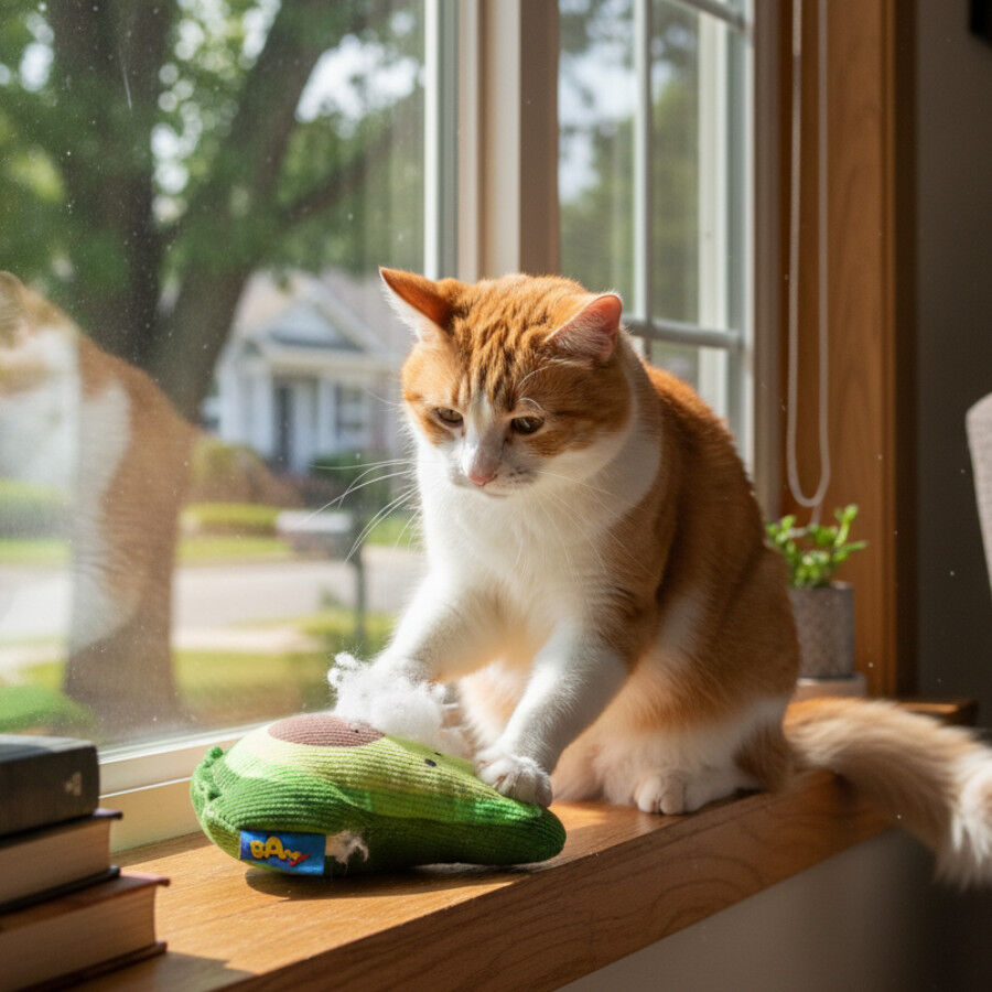 BAM! Peluche Aguacate con Catnip para gatos, , large Imagen numero 1