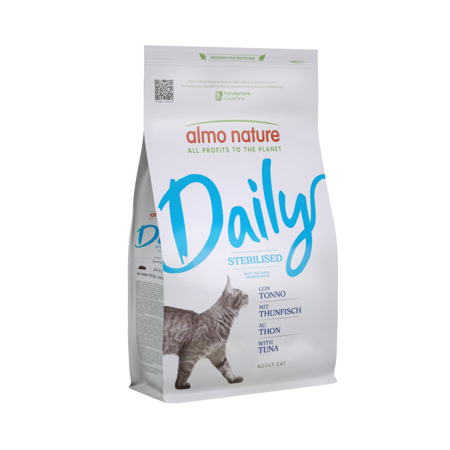 Almo Nature Daily Sterilised Atún pienso para gatos
