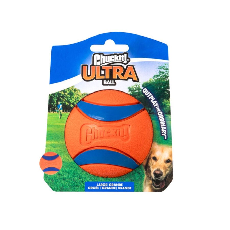 Chuckit! Ultra Squeaker Pelota con Sonido y Rebote para perros
