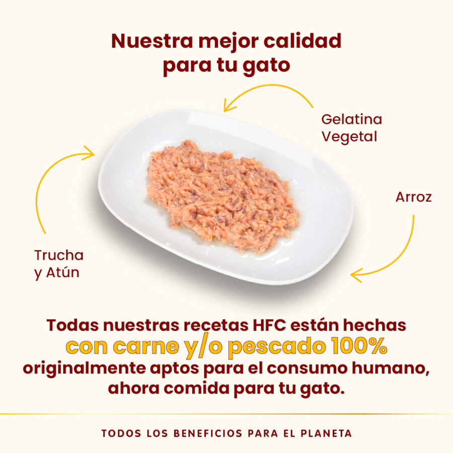 Almo Nature HFC Trucha y Atún en Gelatina para gatos thumbnail