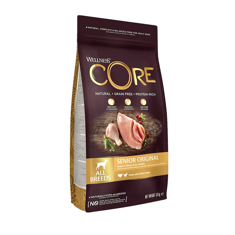 Wellness Core Senior Pollo y Pavo pienso para perros thumbnail