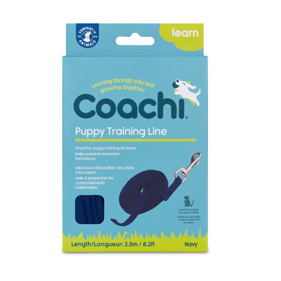 Coachi correa de adiestramiento azul para cachorros thumbnail