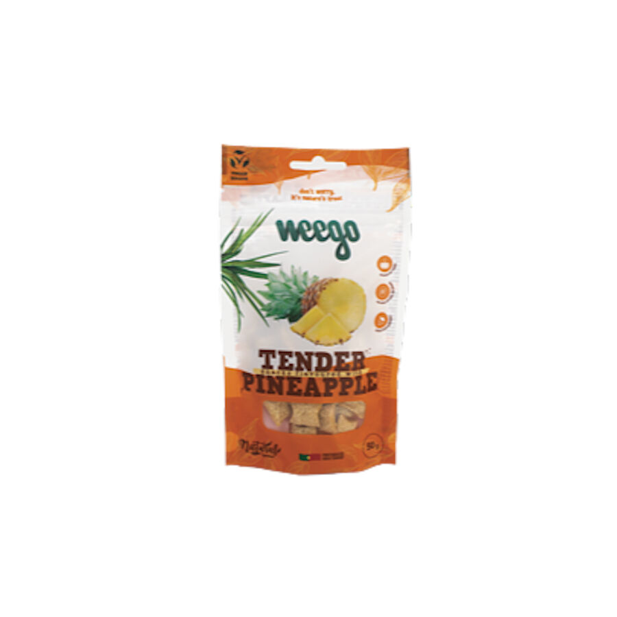 12 bolsitas x 50 g Weego Bocaditos Tender Pi&ntilde;a para perros, , large Imagen numero 1