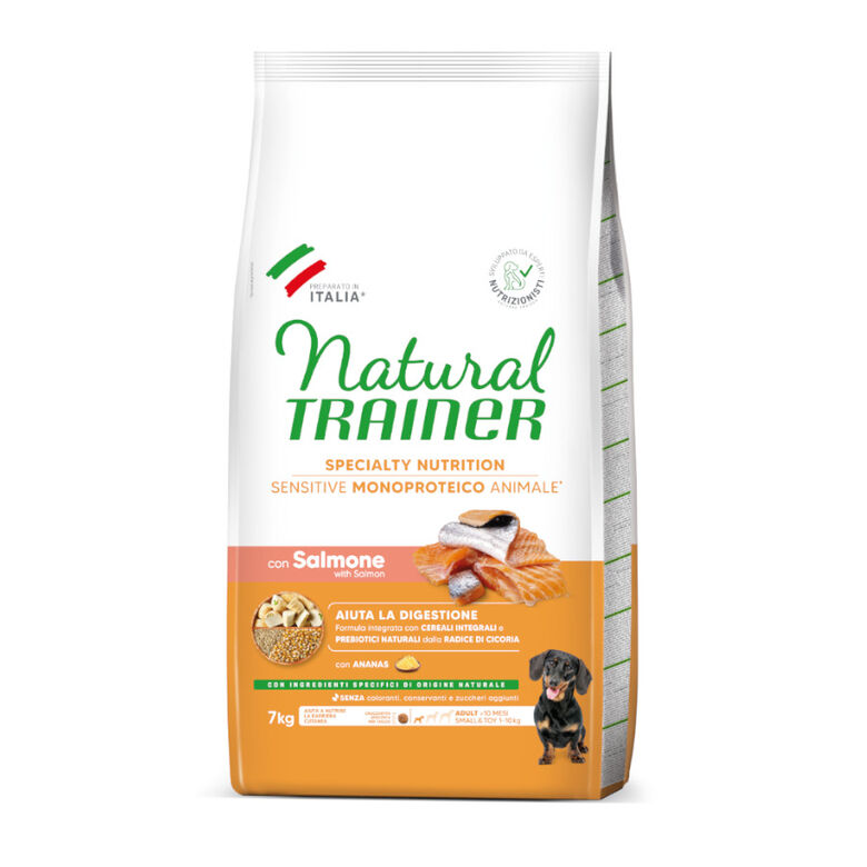 Natural Trainer Adult Mini Sensitive Salmón pienso para perros