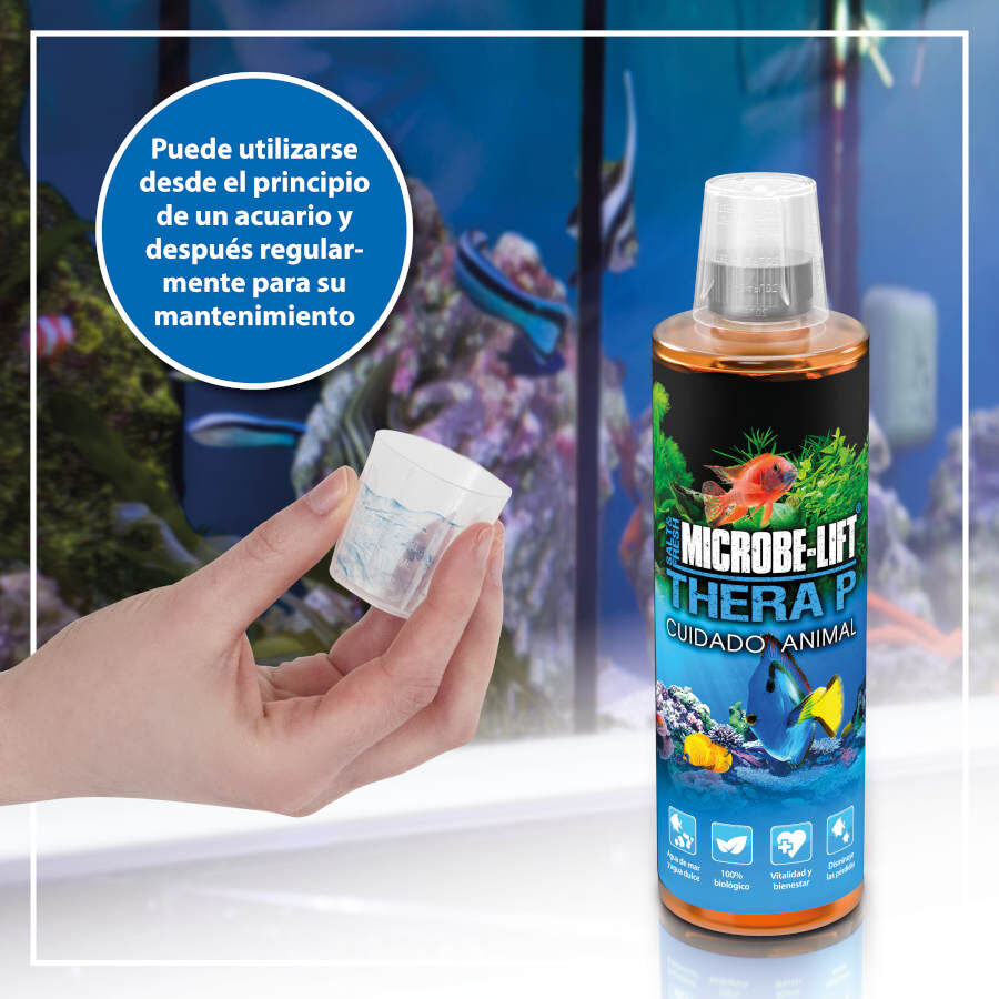 Microbe-Lift Thera P Animal Care Tratamiento de Bacterias para peces thumbnail