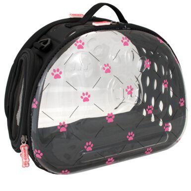 Nayeco Pink Paws Bolso Transportín Plegable para perros y gatos  