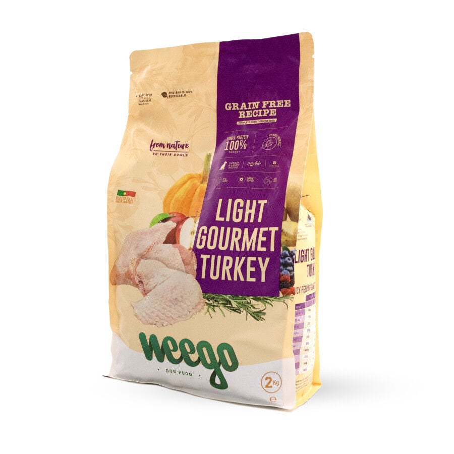 Weego Grain Free Light Gourmet Pavo pienso para perros