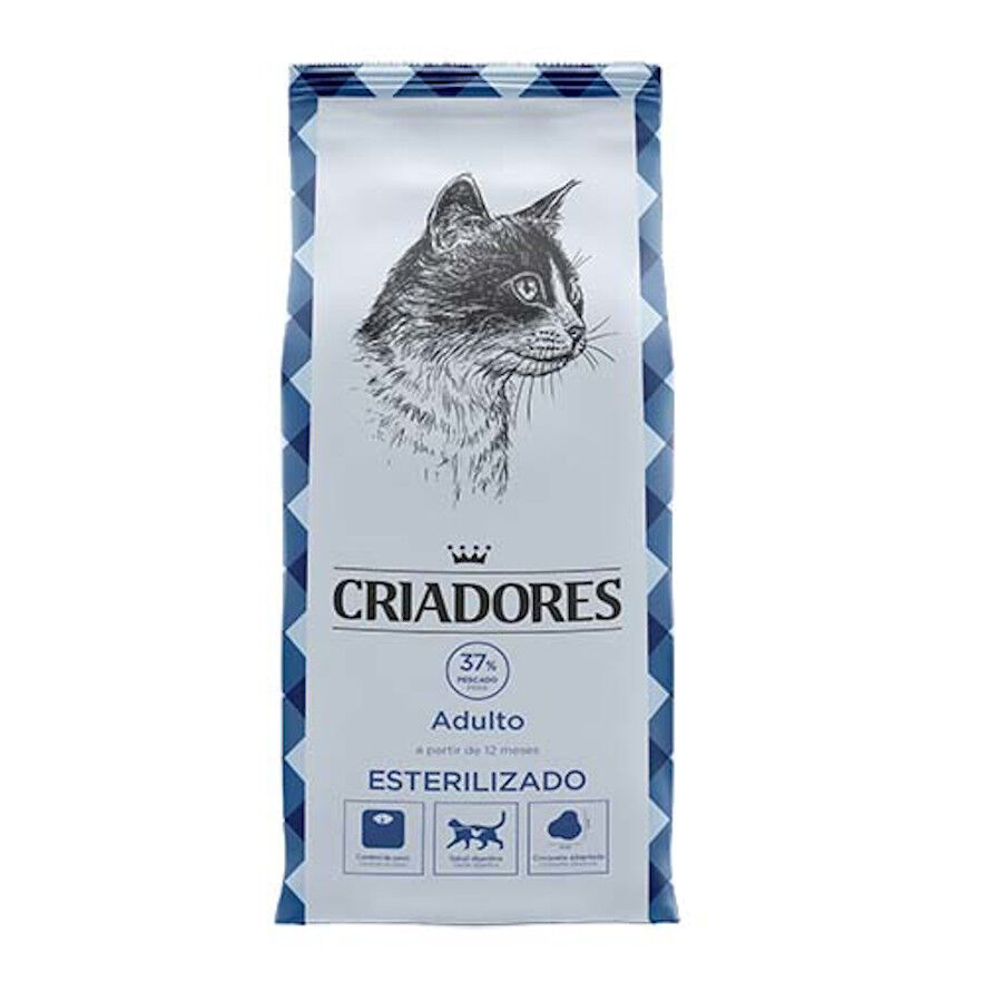 Criadores Adulto Esterilizados Pescado pienso para gatos