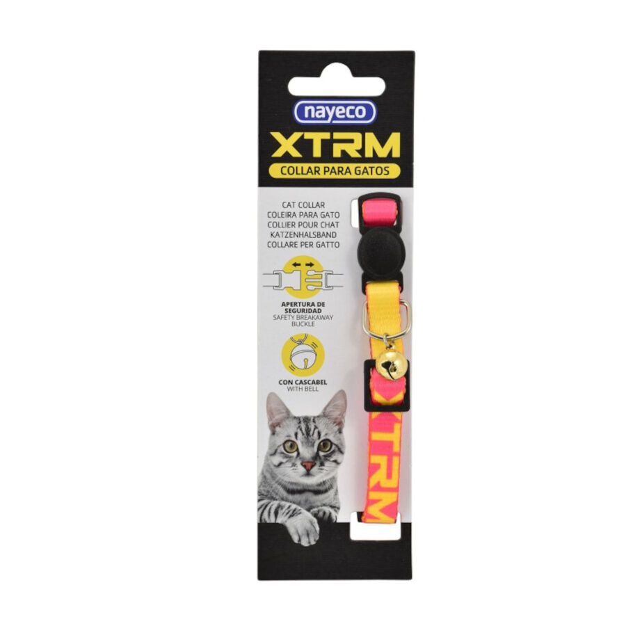 Nayeco X-Trm Neon Flash Fucsia collar para gatos thumbnail