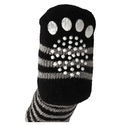 Flamingo calcetines para perros negro y gris image number null