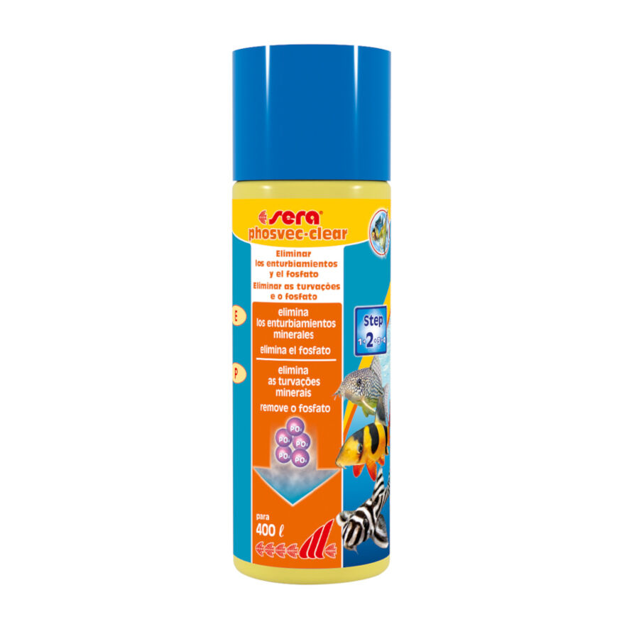 Sera Phosvec Clear Limpiador de Fosfatos para acuarios