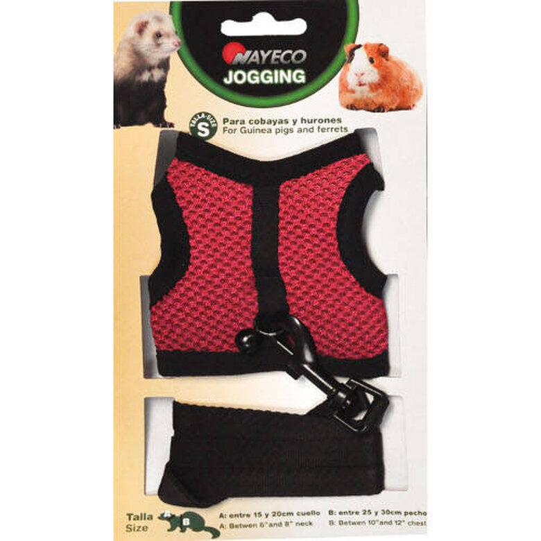 Nayeco Jogging arnés para hurones y cobayas talla S image number null