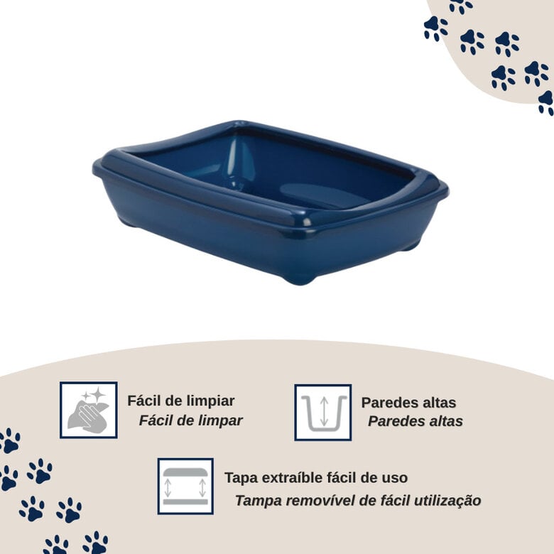 Nice Care Bandeja Sanitaria Azul para gatos,  Imagen numero 3 Nice Care Bandeja Sanitaria Azul para gatos, , large Imagen numero 3