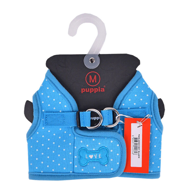 Puppia Dotty Chaleco Azul arnés para perros thumbnail
