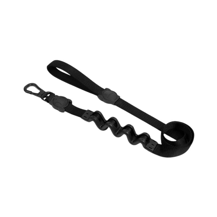 Zeedog Ruff Gotham Correa Negra para perros, , large Imagen numero 1