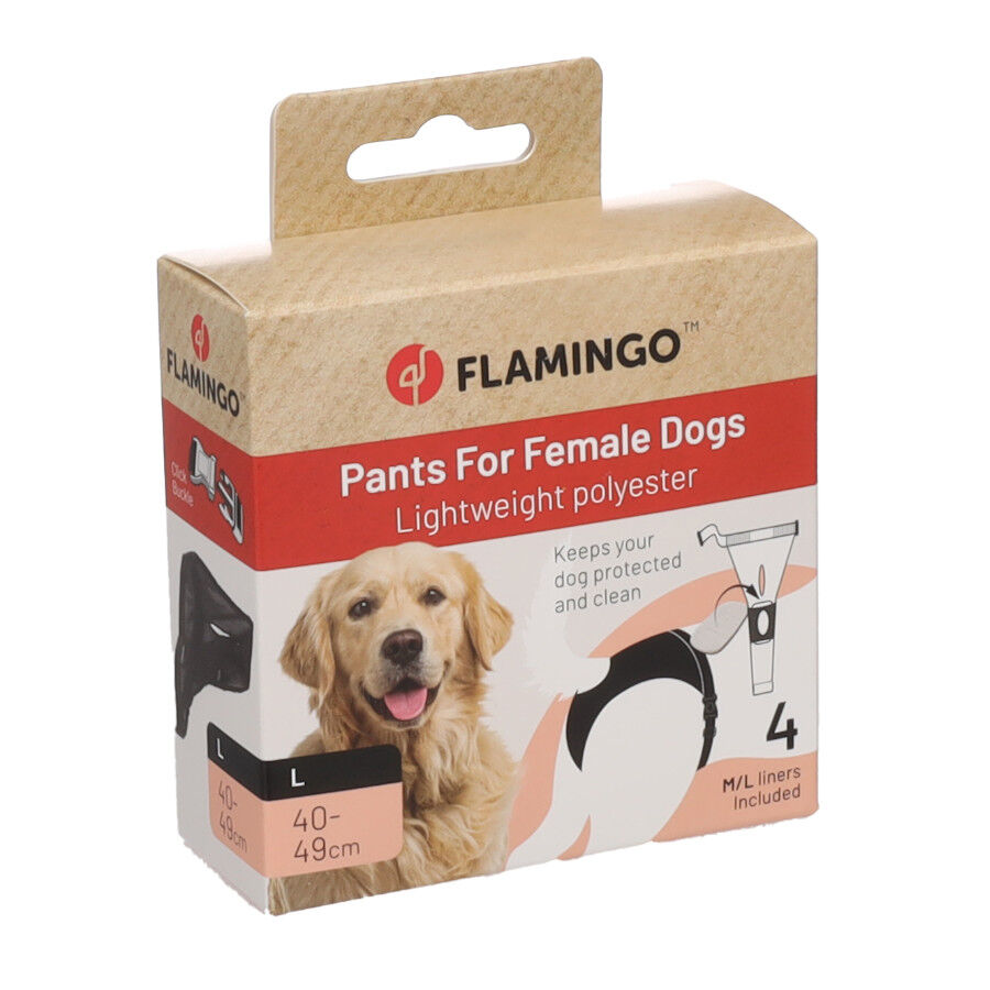 Flamingo Braguitas negras para perros, , large Imagen numero 2