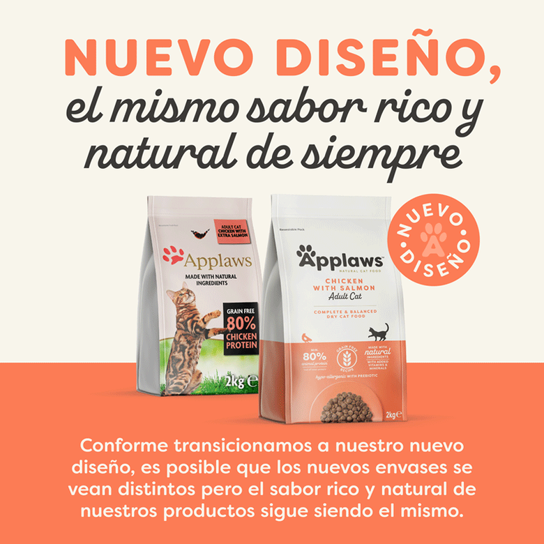 7.5 kg Applaws Adult Grain Free Salmón y Pollo pienso para gatos,  Imagen numero 2 7.5 kg Applaws Adult Grain Free Salmón y Pollo pienso para gatos, , large Imagen numero 2