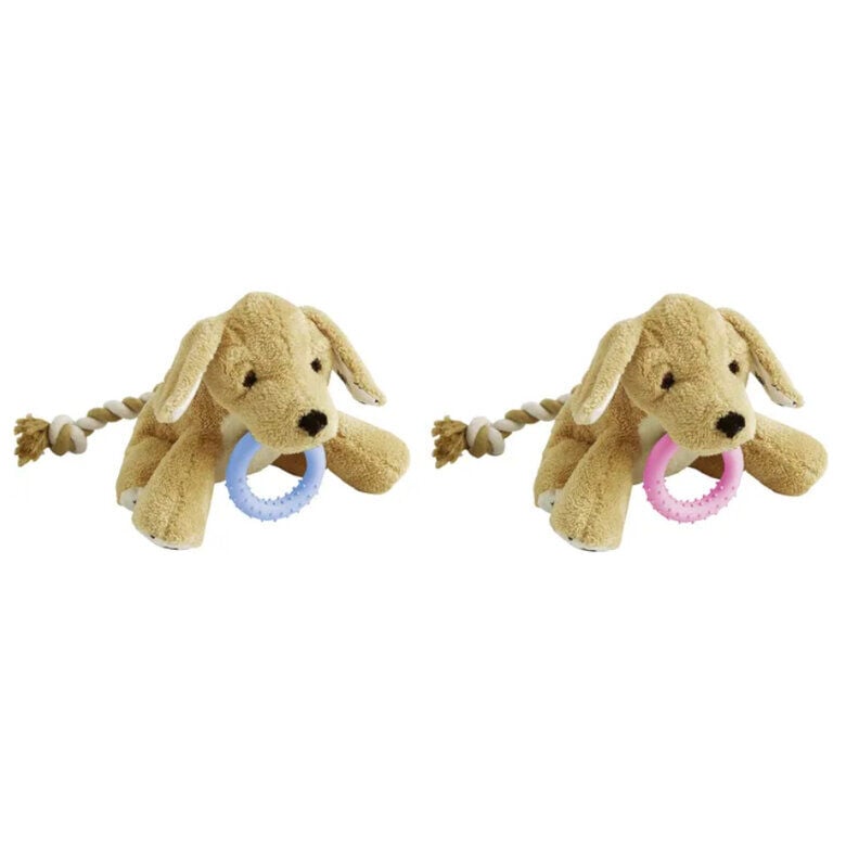 Flamingo Basti Perro de Peluche con Cuerda para cachorros, , large Imagen numero 1