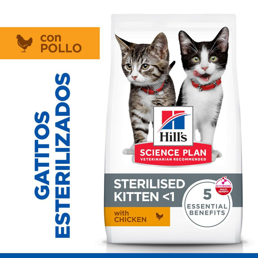 7 kg Hill's Science Plan Sterilised Kitten Pollo pienso para gatos, , large Imagen numero 2