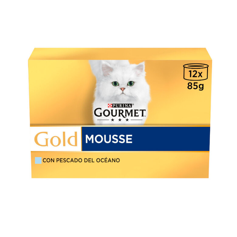 12 latas x 85 g Gourmet Gold Mousse de Pescados del Océano lata para gatos,  Imagen numero 1 12 latas x 85 g Gourmet Gold Mousse de Pescados del Océano lata para gatos, , large Imagen numero 1