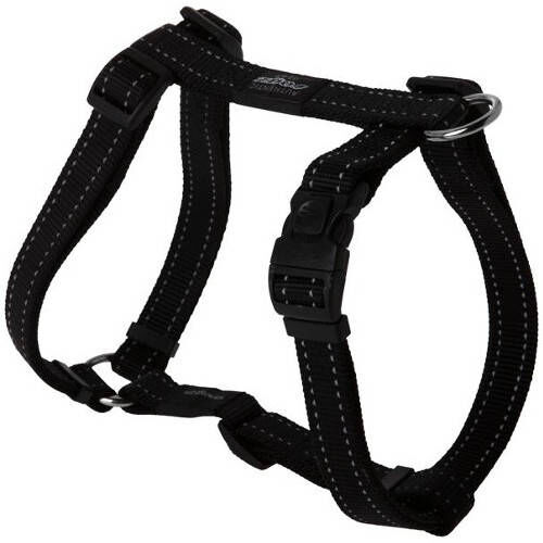Rogz Utility negro arn&eacute;s para perros reflectante Imagen numero 1