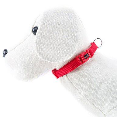 Nayeco Basic Collar Rojo de Nylon para perros