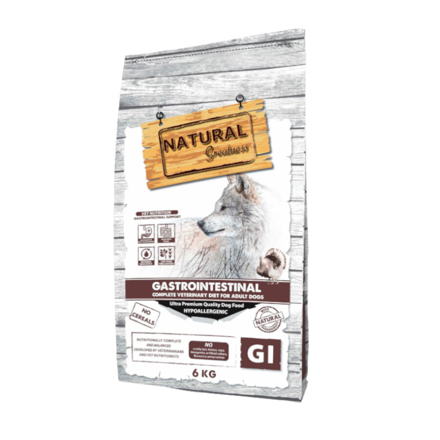 Natural Greatness Gastrointestinal Pavo Pienso Hipoalergénico para perros