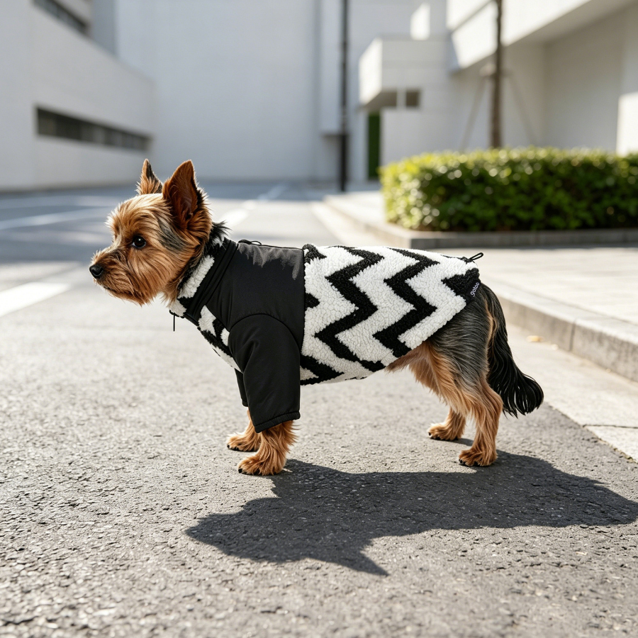 Gotoo Chaqueta Estampado ZigZag para perros, , large Imagen numero 1