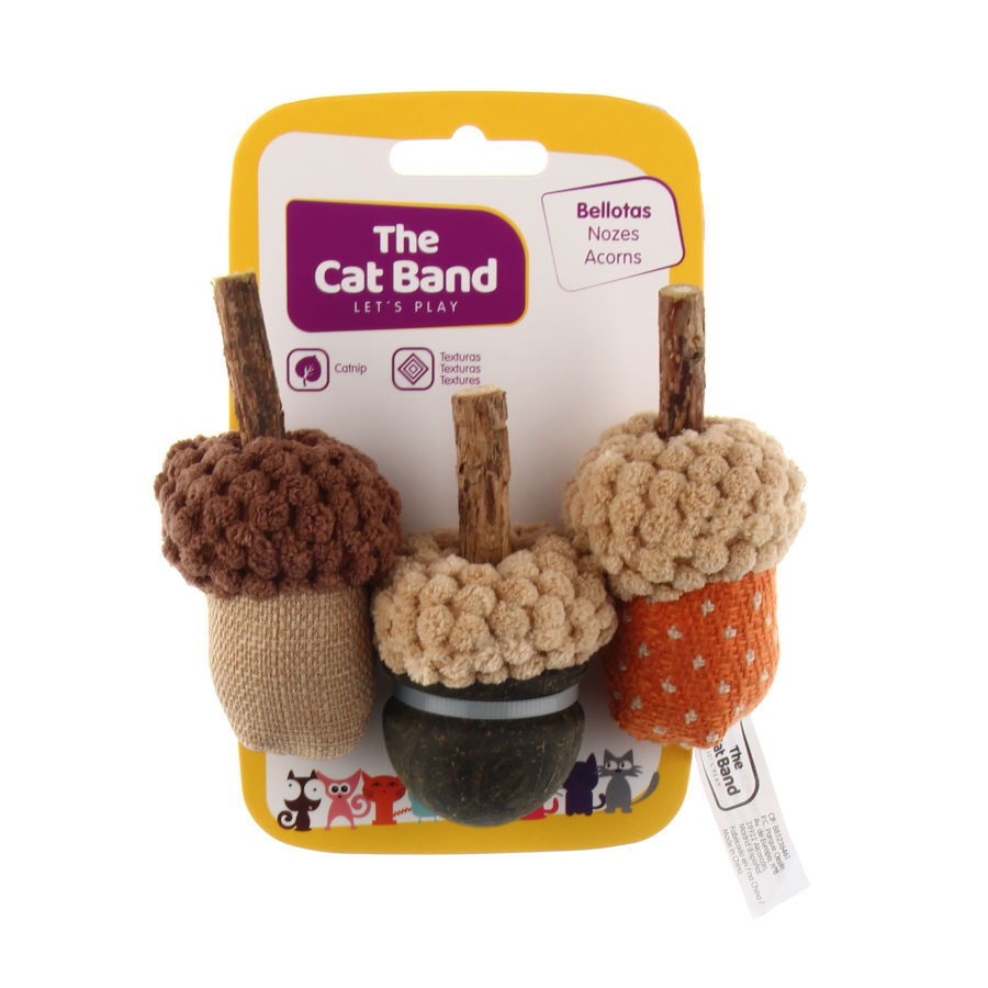 The Cat Band Set de Bellotas de Peluche con Catnip , , large Imagen numero 2
