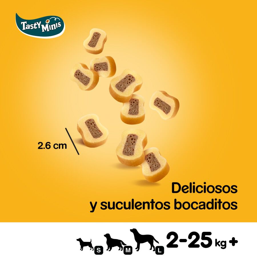Pedigree Tasty Mini Snacks Sabor Buey y Ave para Perros thumbnail