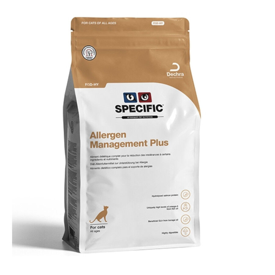 400 g Specific FOD-HY Allergy Management Plus Pienso para gatos, , large Imagen numero 1