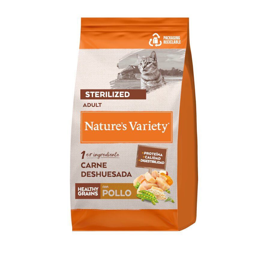Nature&#039;s Variety Healthy Grains Adult Sterilized Pollo pienso para gatos thumbnail