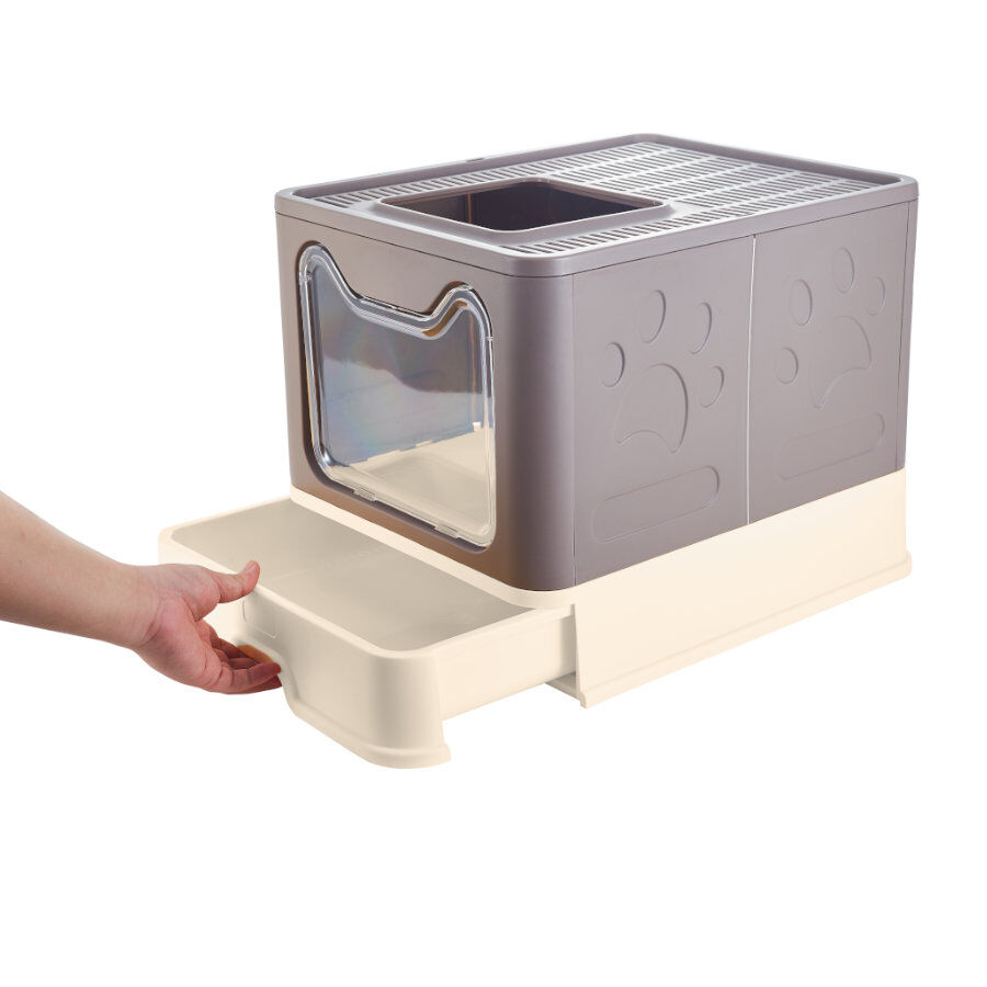 Freedog LumoBox Arenero Plegable Gris para gatos, , large Imagen numero 3