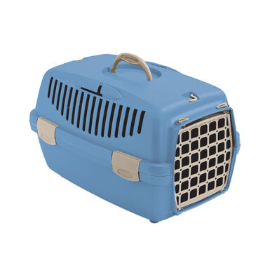 Stefanplast Gulliver 1 Summer Azul Transportín para perros y gatos