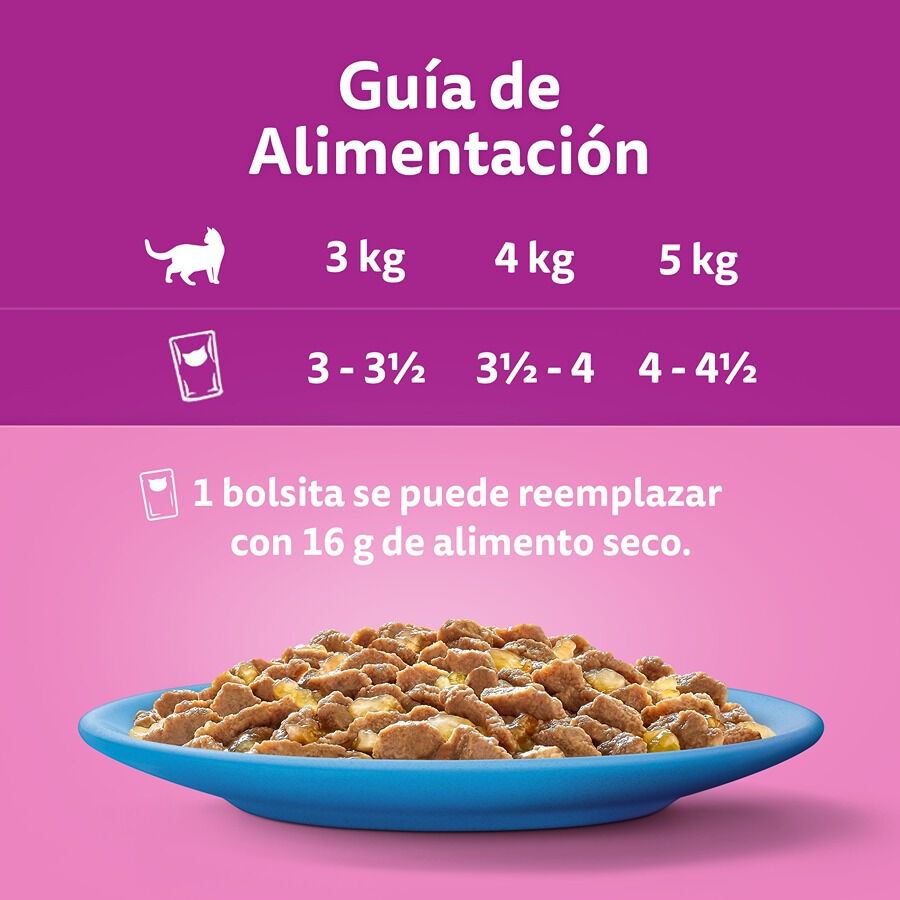 Whiskas Salmón y Atún Gelatina en Bolsita para Gatos Adultos thumbnail