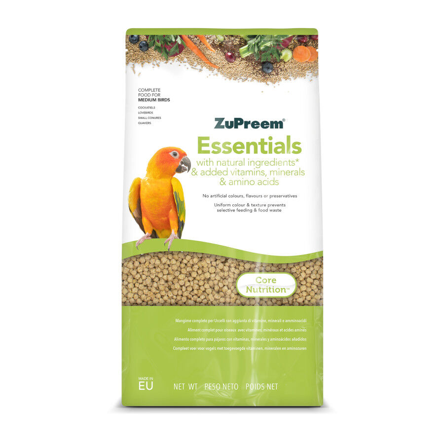 ZuPreem Essentials Medium pienso para pájaros