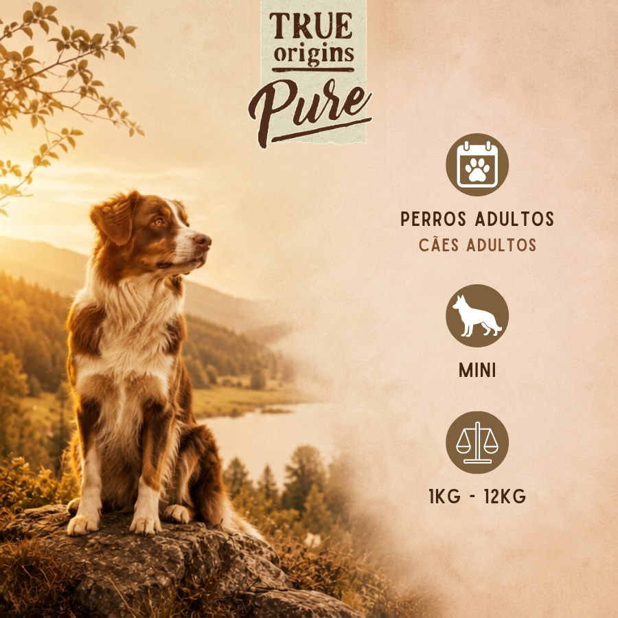 3 kg True Origins Pure Mini Adult Pollo pienso para perros, , large Imagen numero 4