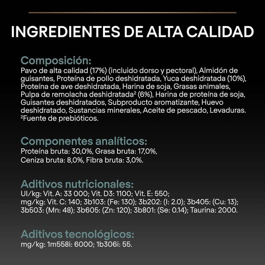 2.5 kg Pro Plan Adult Small y Mini Digesti&oacute;n Pavo pienso para perros, , large Imagen numero 4