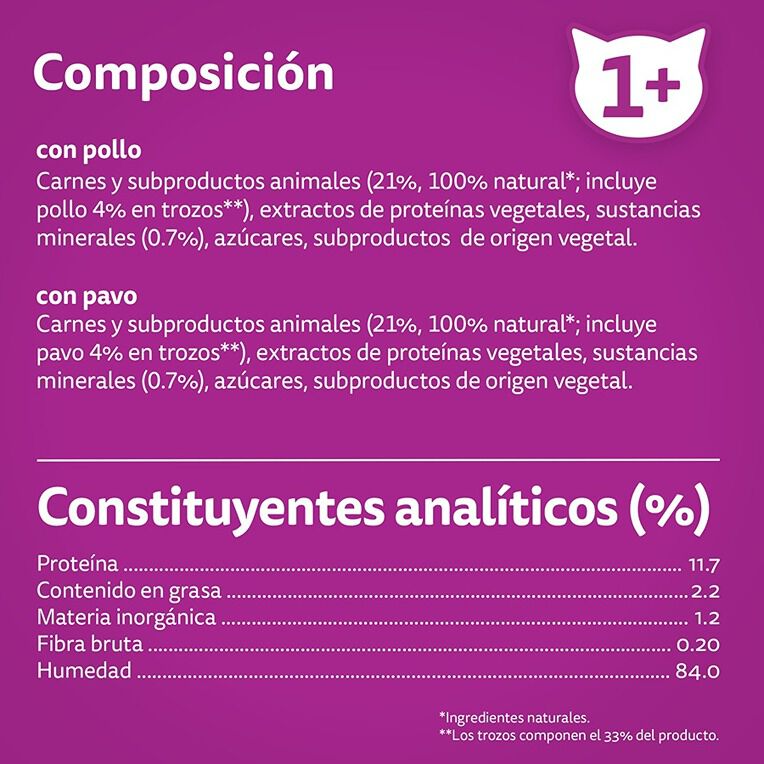 4 sobres x 85 g Whiskas Pure Delight Selecci&oacute;n Aves Gelatina en Bolsita para gatos, , large Imagen numero 4