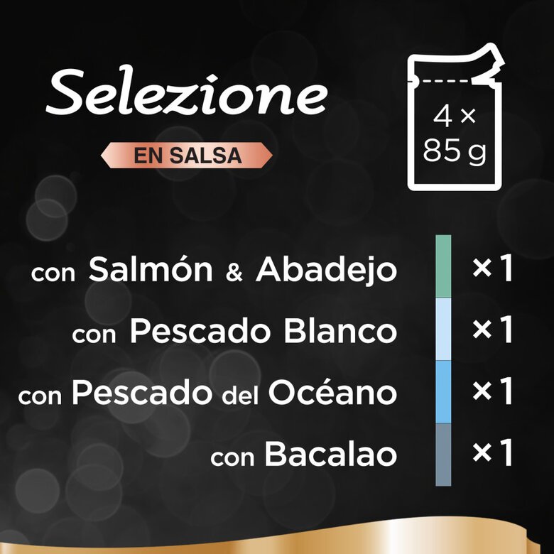 Sheba Selezione Pescados Salsa en Bolsita para Gatos - Multipack, , large image number null
