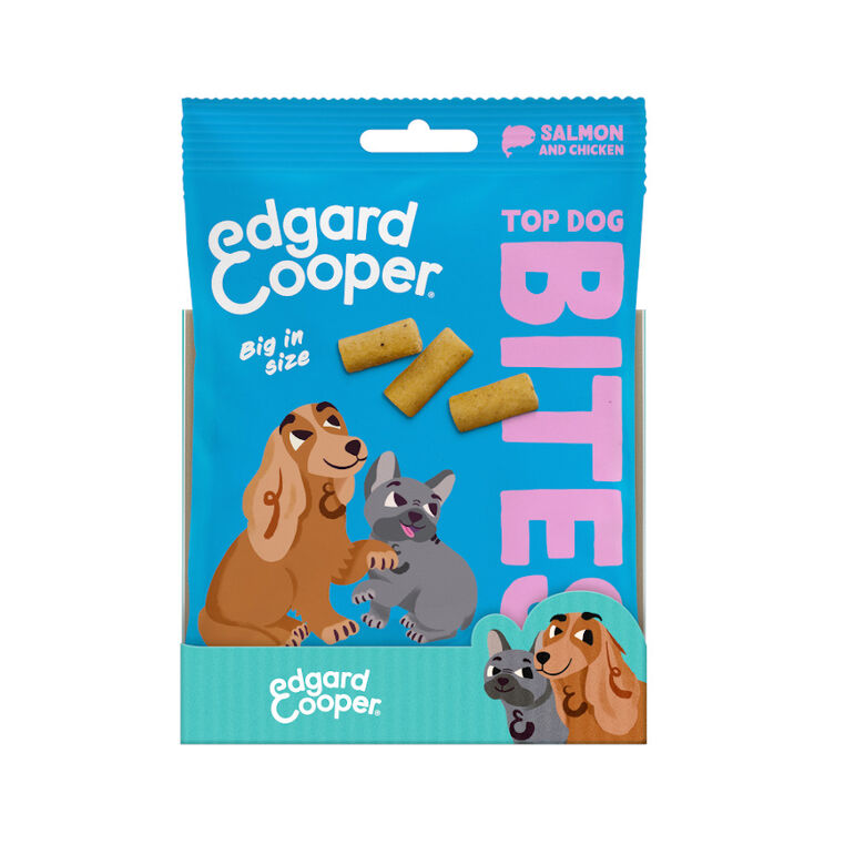 Edgard &amp; Cooper Bocaditos Grandes de Salmón y Pollo snack para perros thumbnail