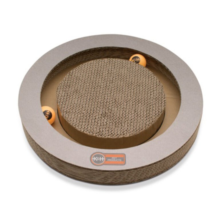 K&H juguete rascador de cartón redondo Imagen numero 1 K&H juguete rascador de cartón redondo Imagen numero 1