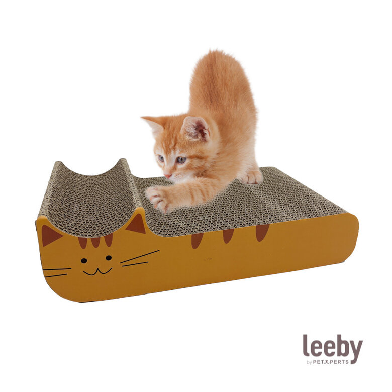 Leeby Kira tabla rascador de cartón naranja para gatos,  Imagen numero 2 Leeby Kira tabla rascador de cartón naranja para gatos, , large Imagen numero 2