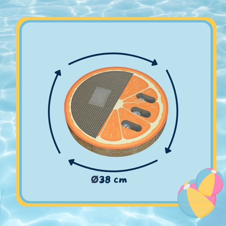 Summer Vibes Rascador Naranja Cart&oacute;n para gatos, , large Imagen numero 5