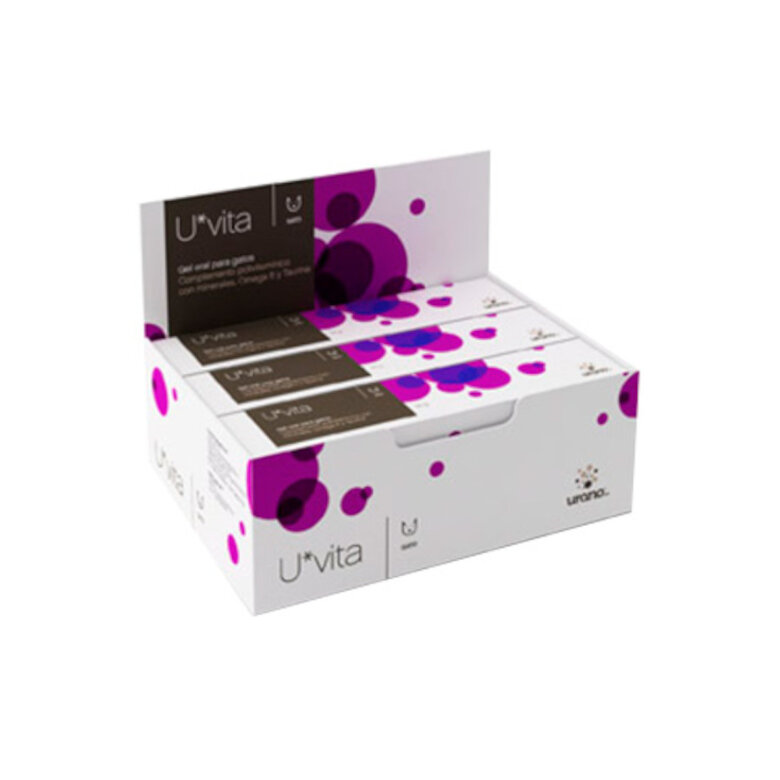Urano Vet U-Vita Suplemento Vitamínico en Gel para gatos, , large image number null
