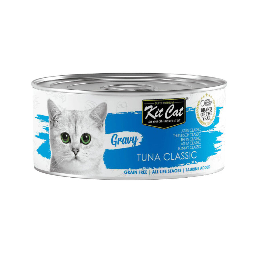 Kit Cat At&uacute;n Classic Lata Salsa para gatos, , large Imagen numero 1