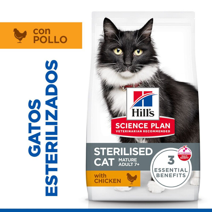 Hill's Science Plan Mature Sterilised Piendo pollo para gatos esterilizados thumbnail