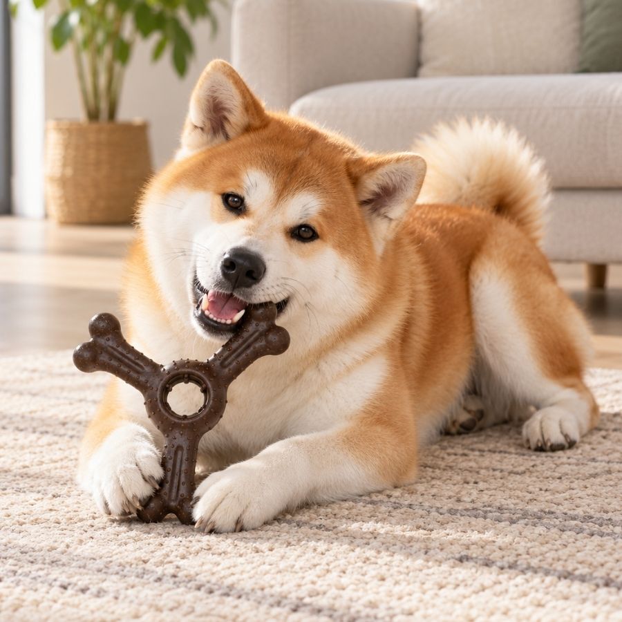 Tootoy! Chew Hueso Bisonte Juguete para perros, , large Imagen numero 1